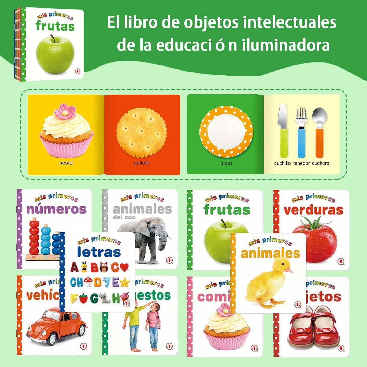 Educational Gift Early Word Recognition Books for Children - Fun And Interactive Early Education
