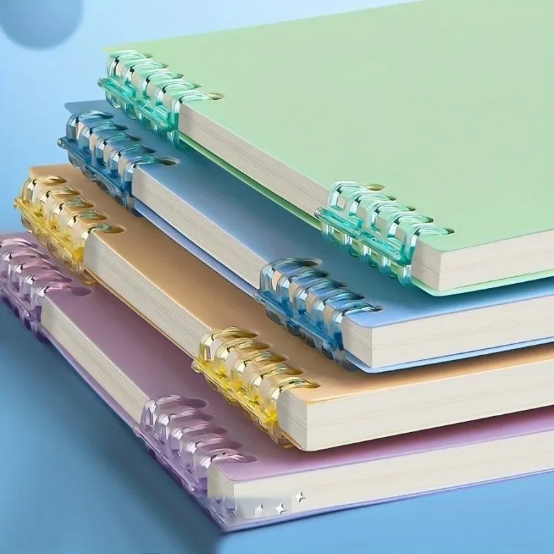 Refillable Spiral Notebook - Top-Flip Binding, Detachable Pages, A5 Lined Journal for Students Refillable Spiral Notebook - Top-Flip Binding, Detachable Pages, A5 Lined Journal for Students