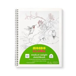 8.5"X11" Medium Weight Sketchbook