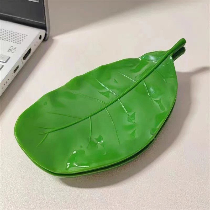 Eco-friendly Soap Box with Leaf Shape Drain Eco-friendly Soap Box with Leaf Shape Drain