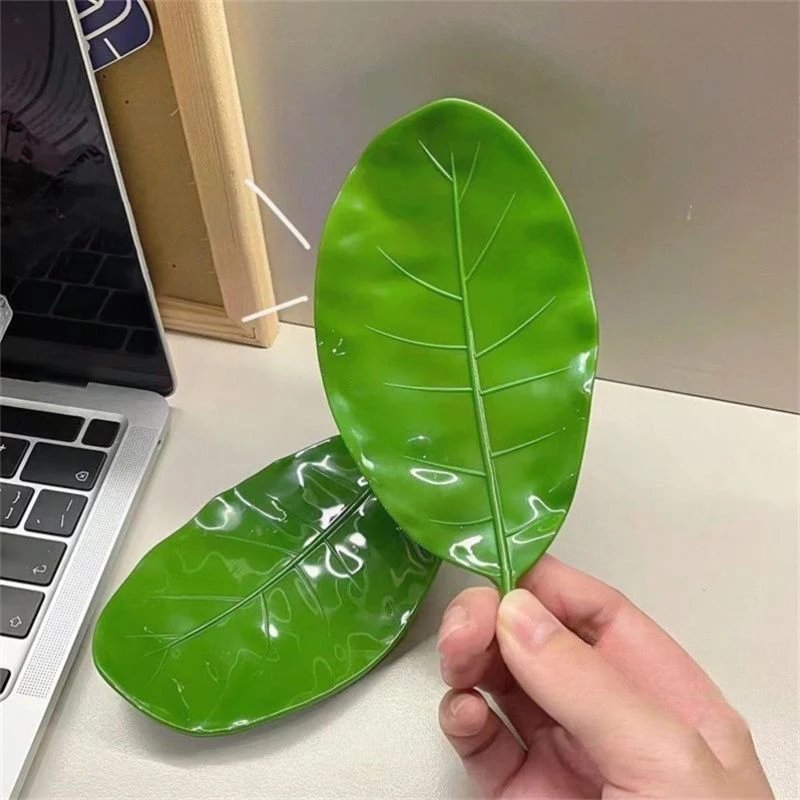 Eco-friendly Soap Box with Leaf Shape Drain Eco-friendly Soap Box with Leaf Shape Drain