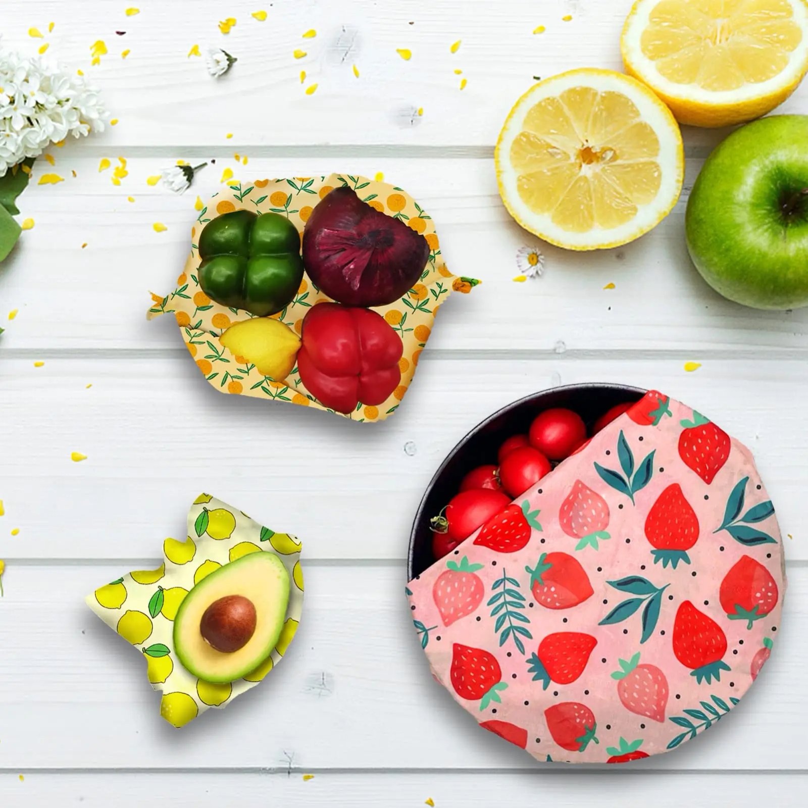 Reusable Beeswax Wrap Eco-Friendly Beeswax Food Wraps Zero Waste Bread Sandwich Food Wrap Organic Plastic-Free Food Storage Reusable Beeswax Wrap Eco-Friendly Beeswax Food Wraps Zero Waste Bread Sandwich Food Wrap Organic Plastic-Free Food Storage
