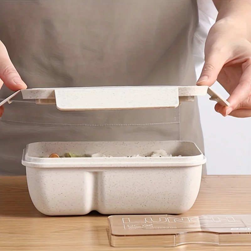 1Pc Microwave Lunch Box Eco-Friendly BPA Free Wheat Straw Portable Bento Box Kitchen Food Container Lunch Box Home Accessories 1Pc Microwave Lunch Box Eco-Friendly BPA Free Wheat Straw Portable Bento Box Kitchen Food Container Lunch Box Home Accessories