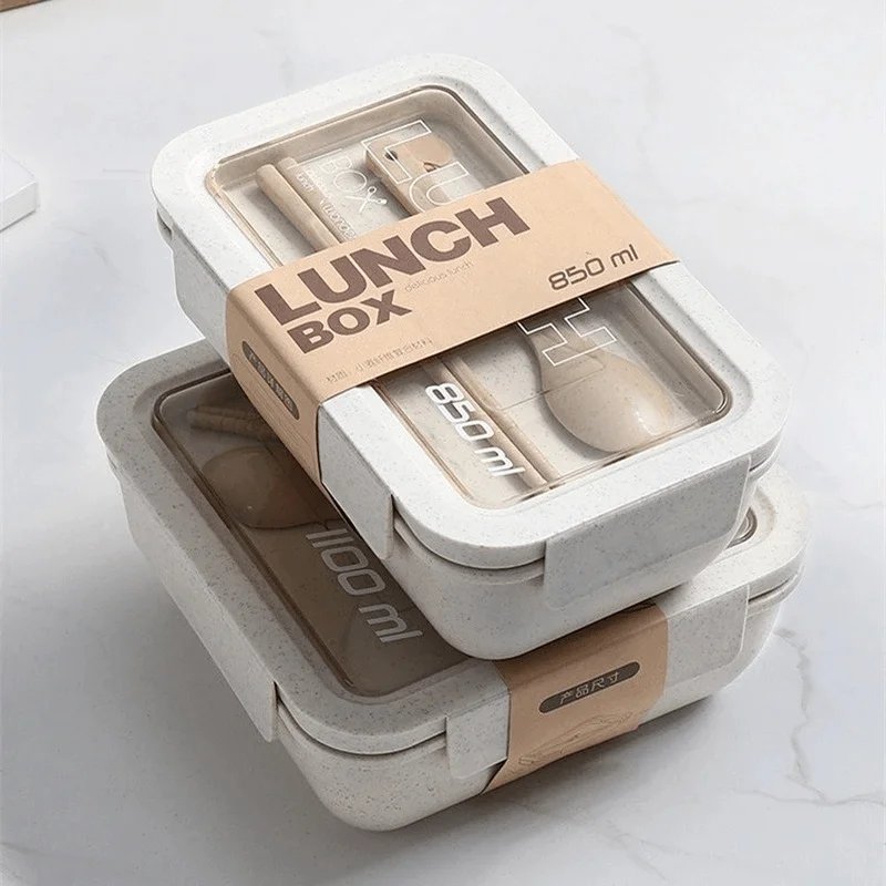 1Pc Microwave Lunch Box Eco-Friendly BPA Free Wheat Straw Portable Bento Box Kitchen Food Container Lunch Box Home Accessories 1Pc Microwave Lunch Box Eco-Friendly BPA Free Wheat Straw Portable Bento Box Kitchen Food Container Lunch Box Home Accessories