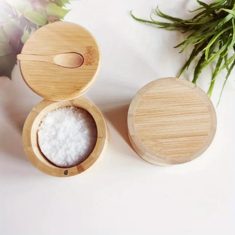 Salt Seasoning Jars Pepper Jar Bamboo Condiment Box Bowl Storage Pot Set Wood Sugar Container Holder Lid Function Multi Bowls Salt Seasoning Jars Pepper Jar Bamboo Condiment Box Bowl Storage Pot Set Wood Sugar Container Holder Lid Function Multi Bowls