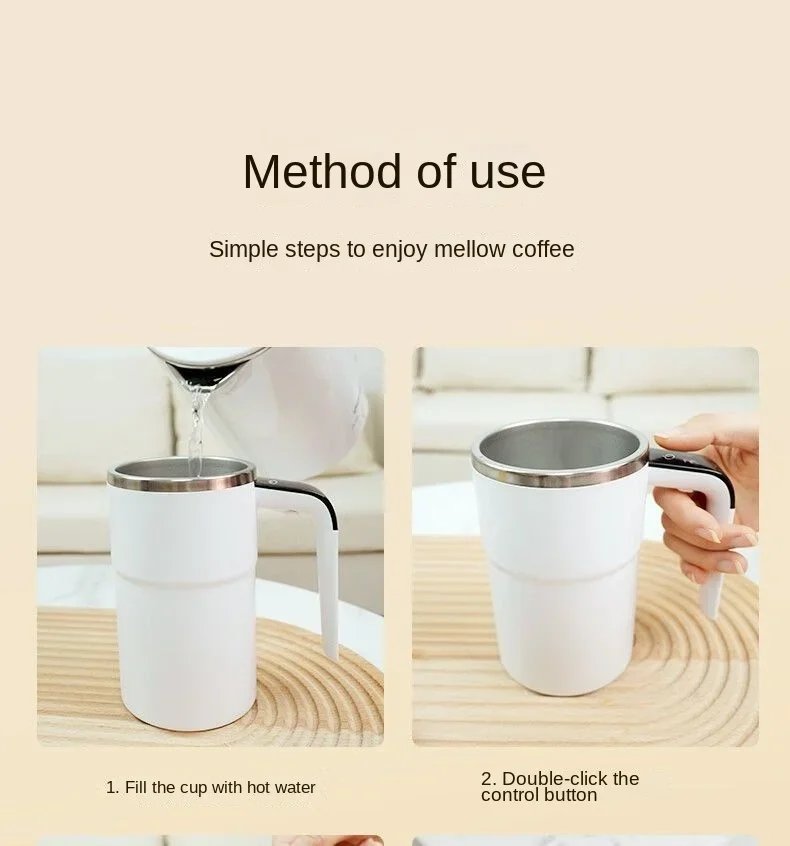 380ML Electric Coffee Self Mixing Mug IP67 Waterproof Coffee Stirring Mug USB Charging Digital Display Automatic Magnetic Cup 380ML Electric Coffee Self Mixing Mug IP67 Waterproof Coffee Stirring Mug USB Charging Digital Display Automatic Magnetic Cup