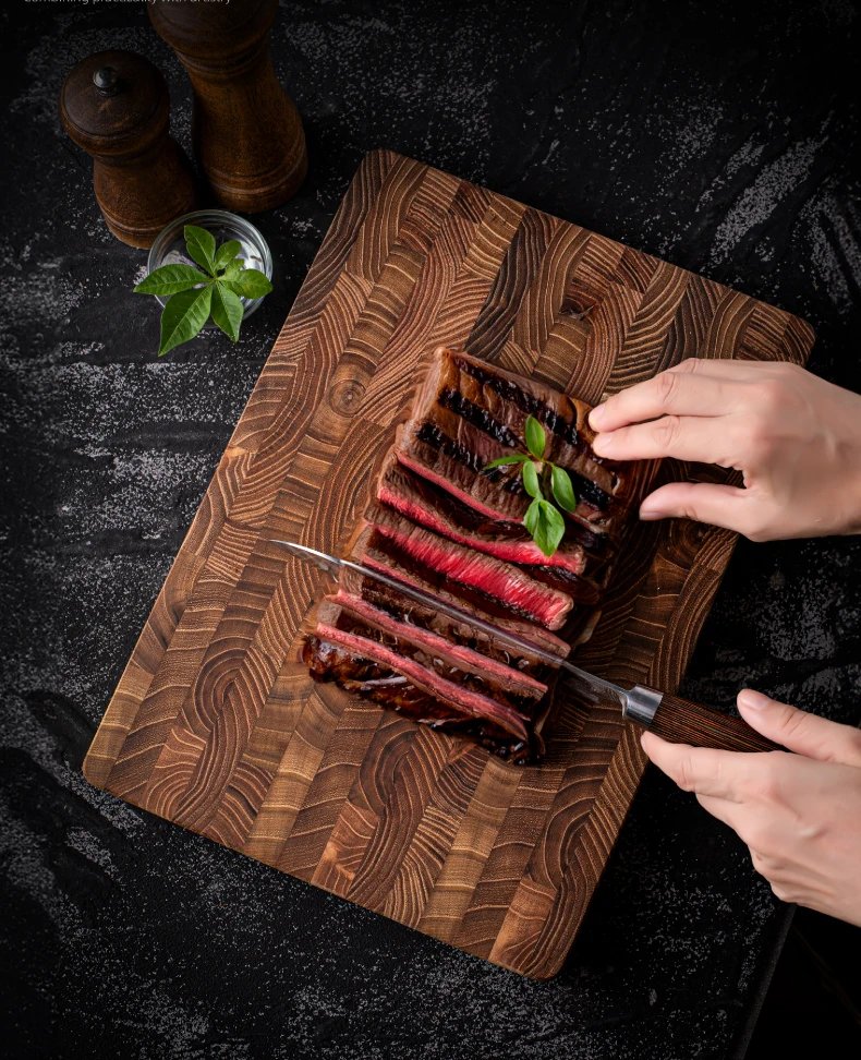 Large Size,High Quality Teak Wood Cutting Board:16.5*11.8 Inch/13.3*9.5 Inch,1 Inch Thick,Suitable For Christmas,Halloween Large Size,High Quality Teak Wood Cutting Board:16.5*11.8 Inch/13.3*9.5 Inch,1 Inch Thick,Suitable For Christmas,Halloween