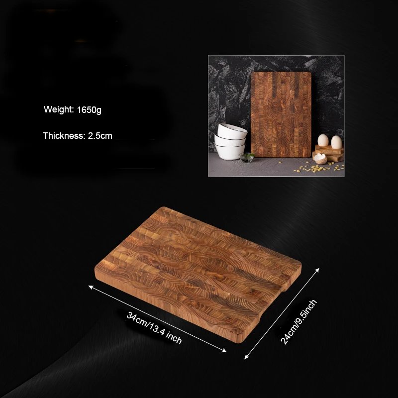 Large Size,High Quality Teak Wood Cutting Board:16.5*11.8 Inch/13.3*9.5 Inch,1 Inch Thick,Suitable For Christmas,Halloween Large Size,High Quality Teak Wood Cutting Board:16.5*11.8 Inch/13.3*9.5 Inch,1 Inch Thick,Suitable For Christmas,Halloween