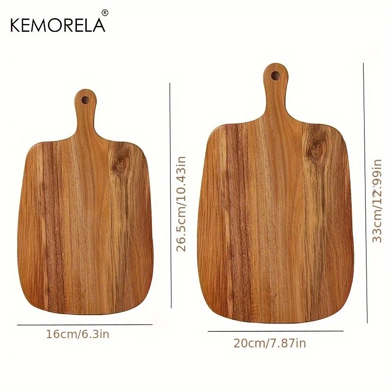 Wooden Cutting Board with Handle For Fish Cheese Bread Desserts Fruits & Vegetables - Food-Safe Durable & Stylish Design Food Wooden Cutting Board with Handle For Fish Cheese Bread Desserts Fruits & Vegetables - Food-Safe Durable & Stylish Design Food