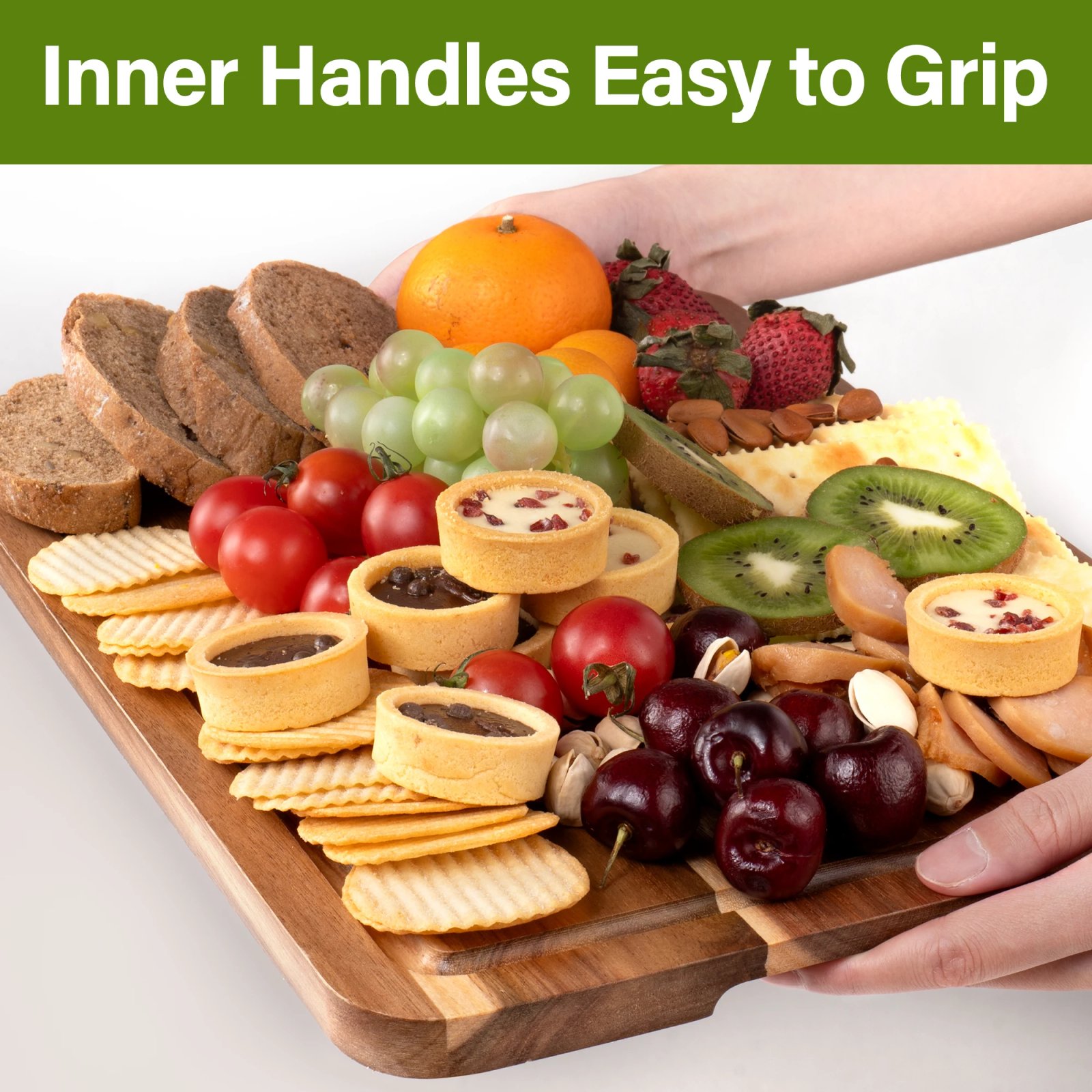3 Pcs Set of Hanging Hole Acacia Wood Cutting Boards for Slicing Fruits Vegetables Sorting Trays with Juice Grooves And Racks 3 Pcs Set of Hanging Hole Acacia Wood Cutting Boards for Slicing Fruits Vegetables Sorting Trays with Juice Grooves And Racks