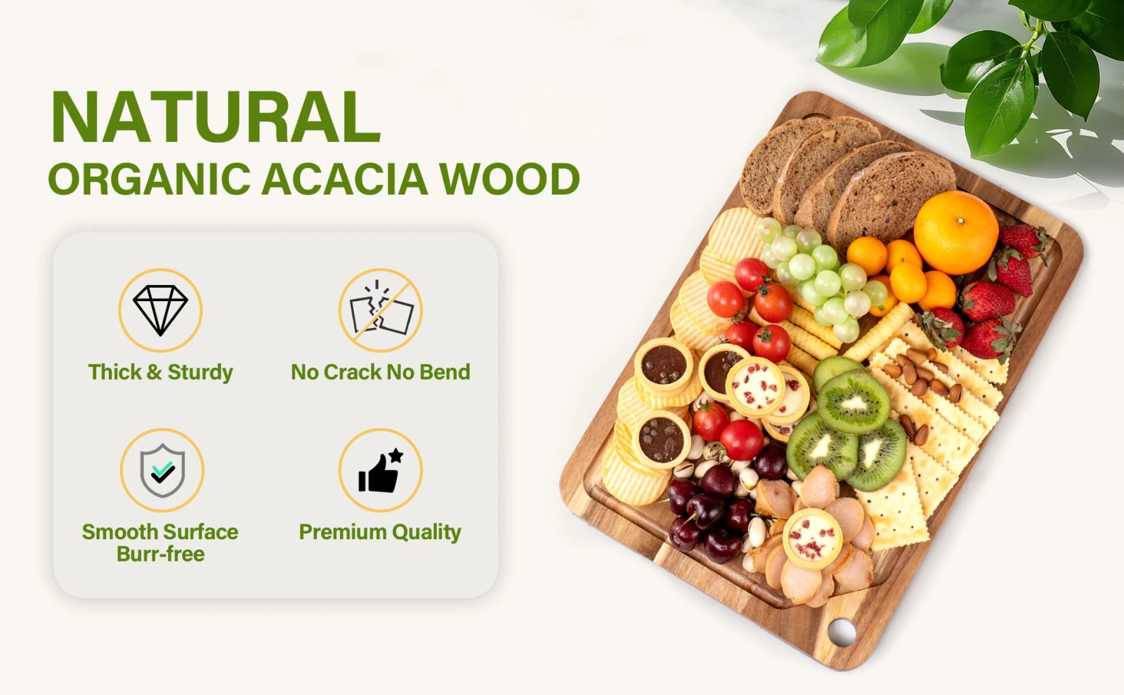 3 Pcs Set of Hanging Hole Acacia Wood Cutting Boards for Slicing Fruits Vegetables Sorting Trays with Juice Grooves And Racks 3 Pcs Set of Hanging Hole Acacia Wood Cutting Boards for Slicing Fruits Vegetables Sorting Trays with Juice Grooves And Racks