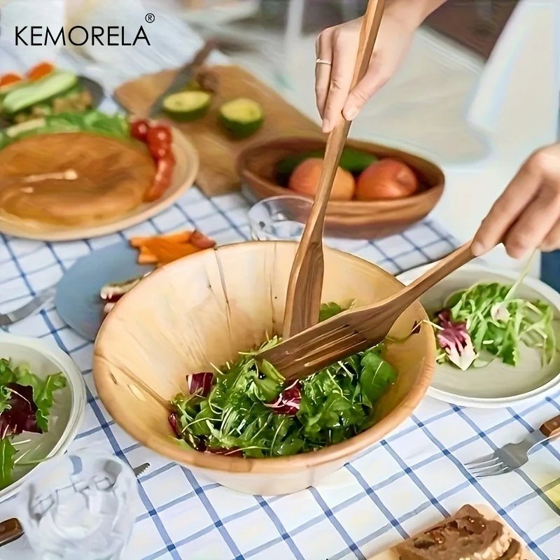 10PCS Natural Wooden Spoons –Kitchen Utensils for Stirring, Mixing & Serving – Durable Splinter-Free Wooden Spatulas & Ladles 10PCS Natural Wooden Spoons –Kitchen Utensils for Stirring, Mixing & Serving – Durable Splinter-Free Wooden Spatulas & Ladles