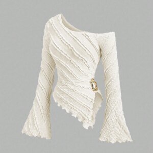 Women's Flared Sleeve Blouse