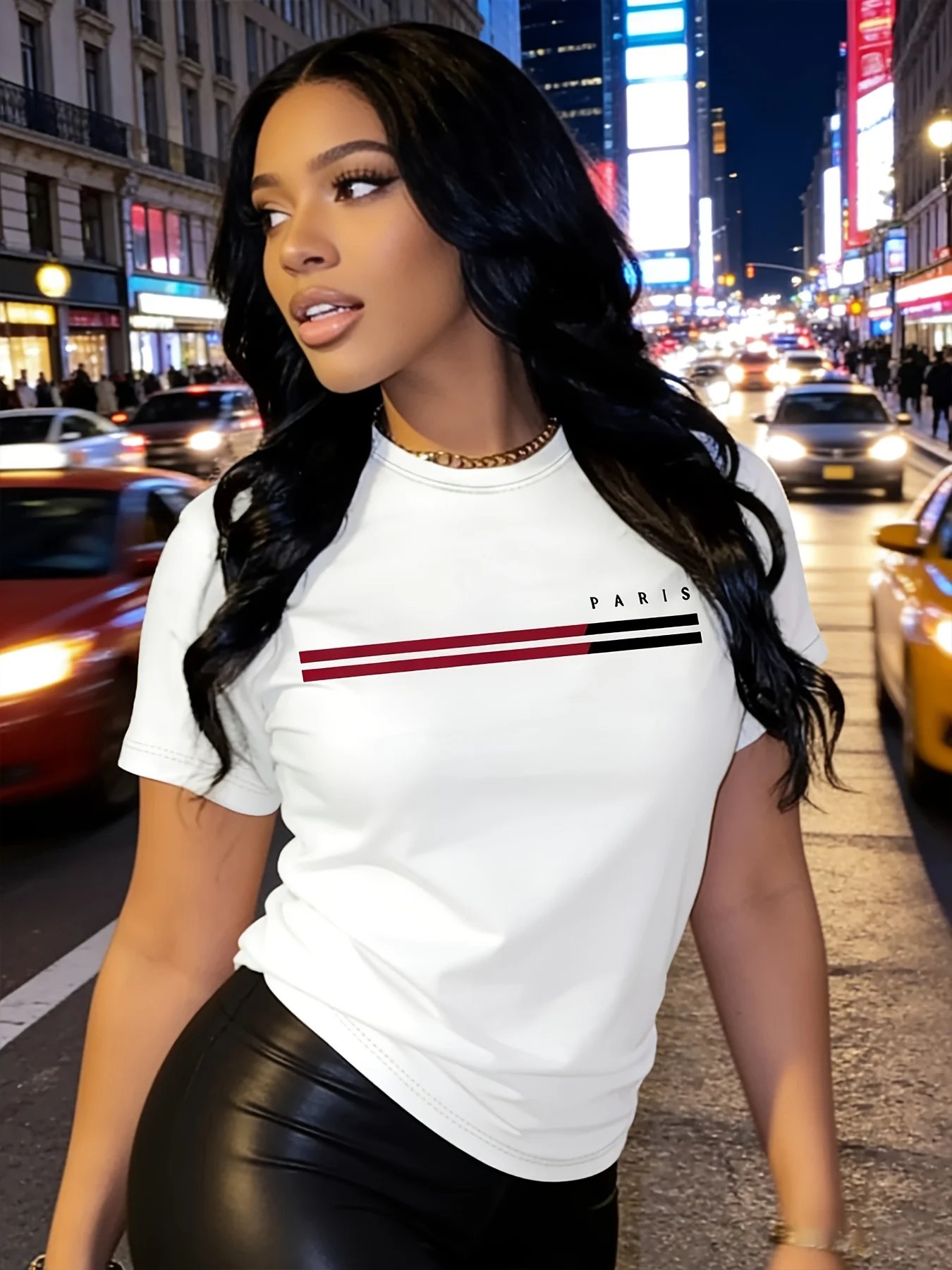 Summer Women's Printed Casual and Comfortable Loose Round Neck Short Sleeved T-Shirt Top Summer Women's Printed Casual and Comfortable Loose Round Neck Short Sleeved T-Shirt Top