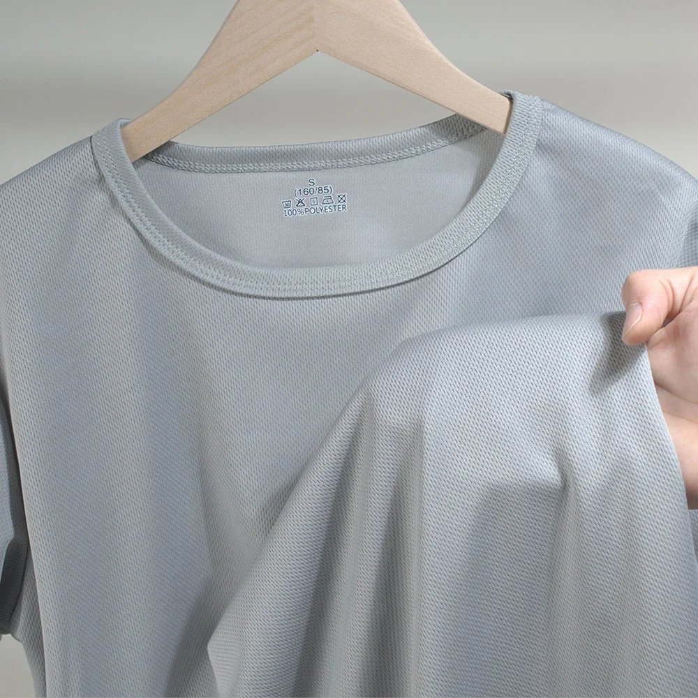 Quick Dry Tops T shirt For Women Short Sleeve Loose Fit Running Sports Fitness Tees Men's Casual Tshirt Jersey Woman GYM T-shirt