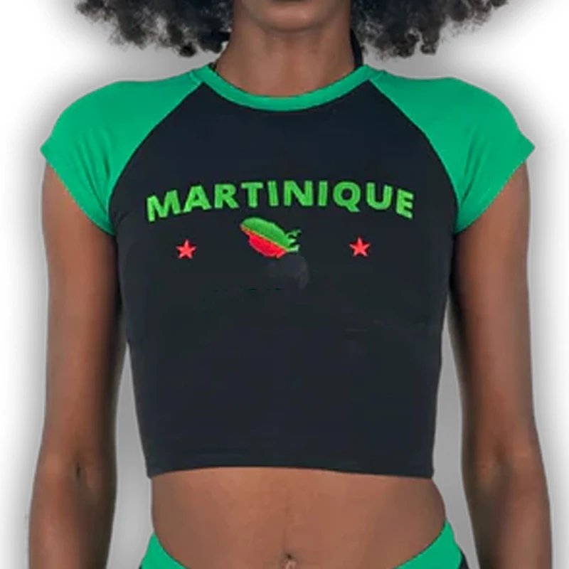 New Women's Clothing Summer Casual Sporty Clothes Short Sleeve Crew Neck T-shirt Crop Tops Graphic Embroidery Y2k Sexy Slim Fit New Women's Clothing Summer Casual Sporty Clothes Short Sleeve Crew Neck T-shirt Crop Tops Graphic Embroidery Y2k Sexy Slim Fit