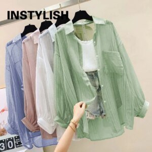 Women's Elegant Thin Chiffon Blouse
