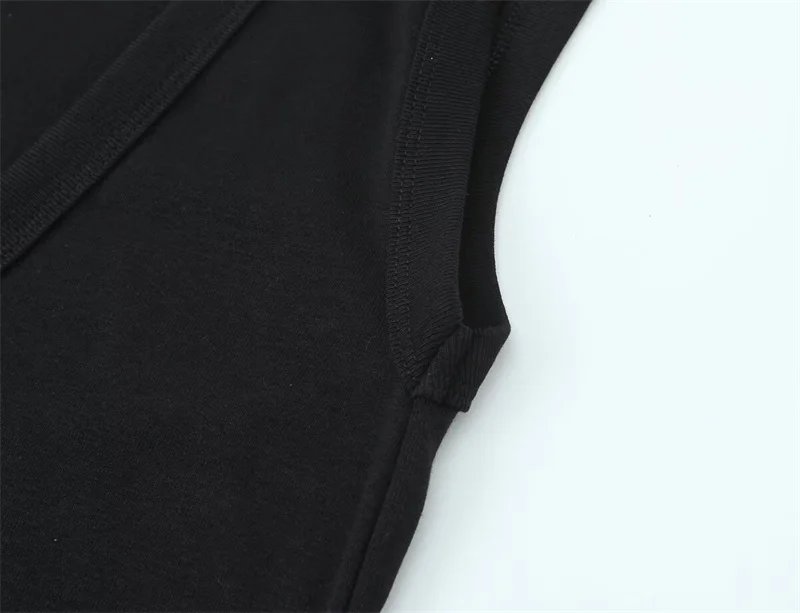 Women's Top 2026 Spring New Style Solid Color Sleeveless Sexy V-Neck Simple Slim Fit Top Casual Fashion Versatile