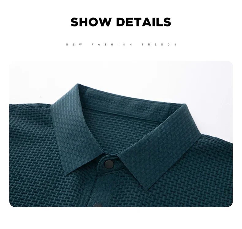 Brand Clothes Summer New Men's Short Sleeve T-shirt Ice Silk Cool and Breathable POLO Shirt Business Casual Sweat-absorbing Top Brand Clothes Summer New Men's Short Sleeve T-shirt Ice Silk Cool and Breathable POLO Shirt Business Casual Sweat-absorbing Top