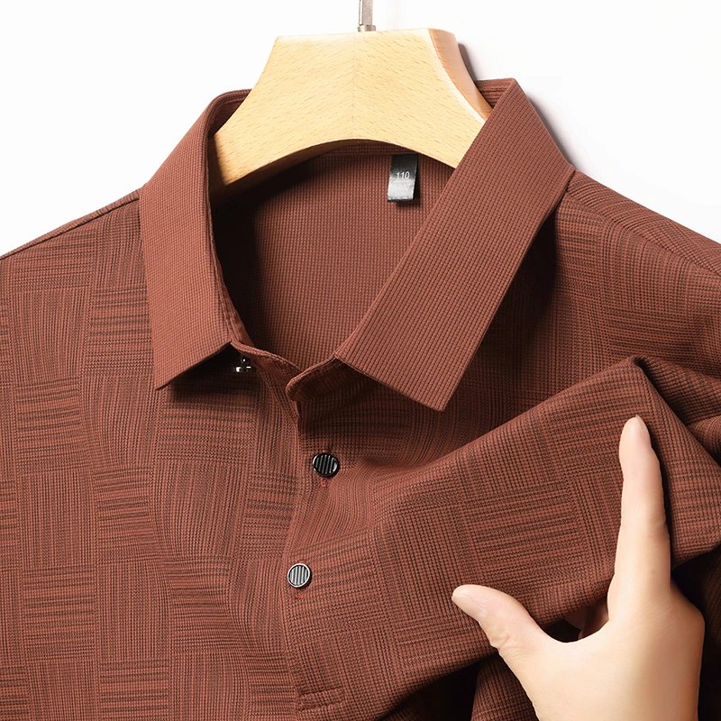2026 Men's New Printed Business Casual Short sleeved POLO Shirt Fashion Short sleeved Comfortable and Breathable Top 2026 Men's New Printed Business Casual Short sleeved POLO Shirt Fashion Short sleeved Comfortable and Breathable Top