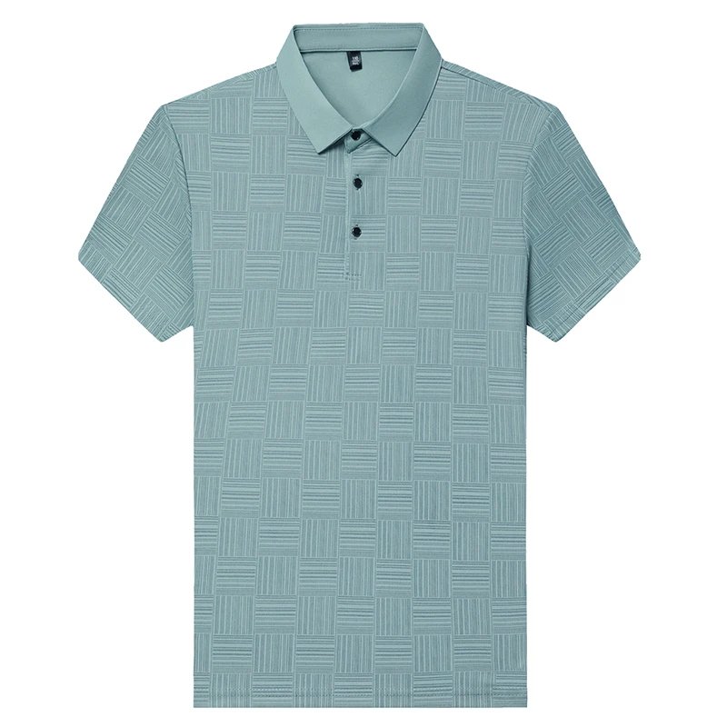 2026 Men's New Printed Business Casual Short sleeved POLO Shirt Fashion Short sleeved Comfortable and Breathable Top 2026 Men's New Printed Business Casual Short sleeved POLO Shirt Fashion Short sleeved Comfortable and Breathable Top