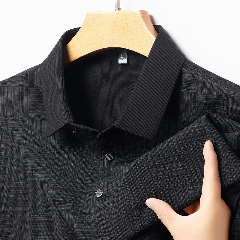 2026 Men's New Printed Business Casual Short sleeved POLO Shirt Fashion Short sleeved Comfortable and Breathable Top 2026 Men's New Printed Business Casual Short sleeved POLO Shirt Fashion Short sleeved Comfortable and Breathable Top