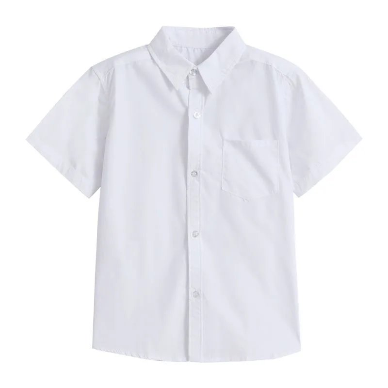 Baby Toddler Teenage Clothes School Uniform Shirts White Long Sleeve Short Sleeve Turn-down Collar Kids Shirt For Children Tops Baby Toddler Teenage Clothes School Uniform Shirts White Long Sleeve Short Sleeve Turn-down Collar Kids Shirt For Children Tops