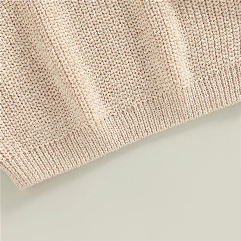 Suefunskry Newborn Baby Girl Boy Knitted Long Sleeve Autumn Winter Sweater Solid Loose Pullover Casual Tops Kids Clothes 3M-5Y Suefunskry Newborn Baby Girl Boy Knitted Long Sleeve Autumn Winter Sweater Solid Loose Pullover Casual Tops Kids Clothes 3M-5Y