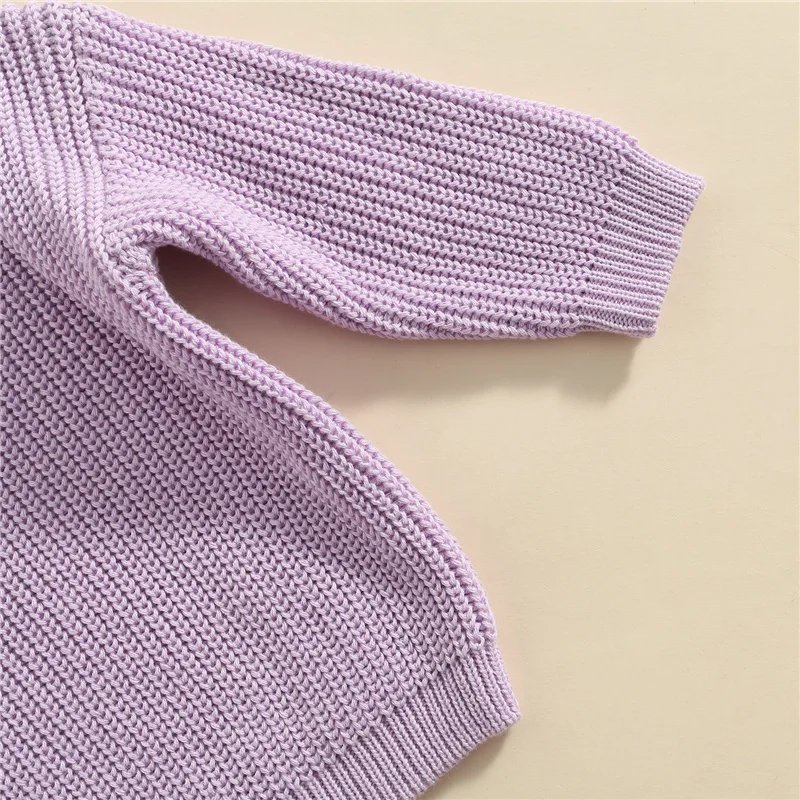 Suefunskry Newborn Baby Girl Boy Knitted Long Sleeve Autumn Winter Sweater Solid Loose Pullover Casual Tops Kids Clothes 3M-5Y Suefunskry Newborn Baby Girl Boy Knitted Long Sleeve Autumn Winter Sweater Solid Loose Pullover Casual Tops Kids Clothes 3M-5Y