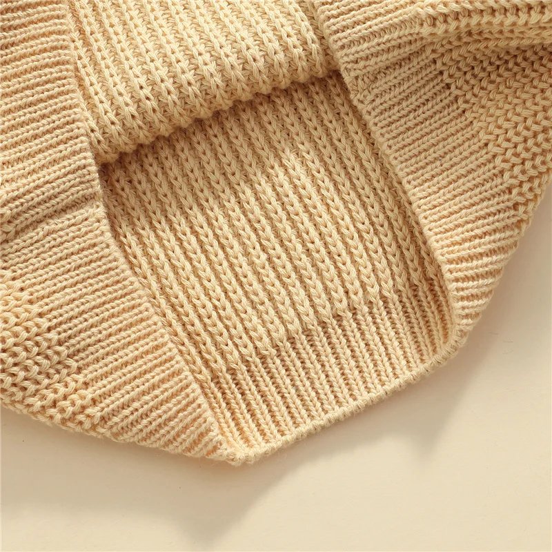 Suefunskry Newborn Baby Girl Boy Knitted Long Sleeve Autumn Winter Sweater Solid Loose Pullover Casual Tops Kids Clothes 3M-5Y Suefunskry Newborn Baby Girl Boy Knitted Long Sleeve Autumn Winter Sweater Solid Loose Pullover Casual Tops Kids Clothes 3M-5Y