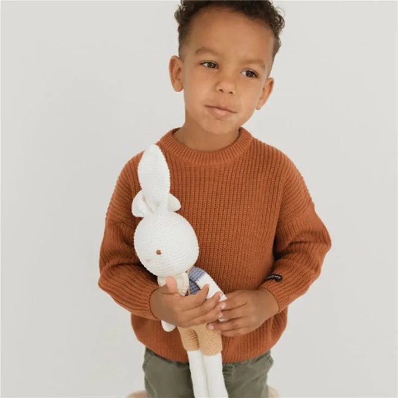 Suefunskry Newborn Baby Girl Boy Knitted Long Sleeve Autumn Winter Sweater Solid Loose Pullover Casual Tops Kids Clothes 3M-5Y Suefunskry Newborn Baby Girl Boy Knitted Long Sleeve Autumn Winter Sweater Solid Loose Pullover Casual Tops Kids Clothes 3M-5Y