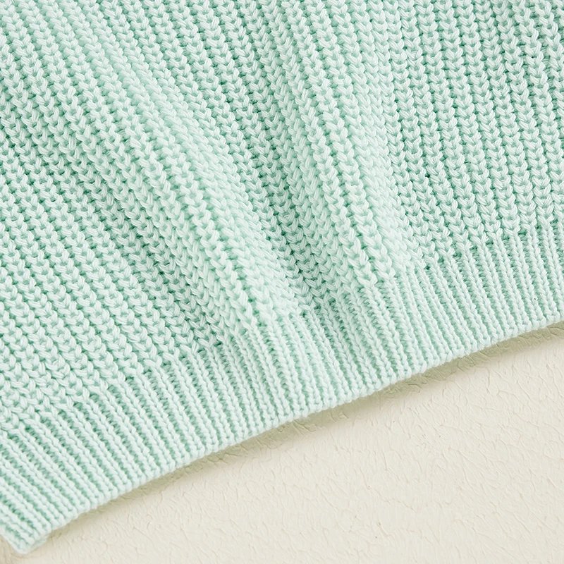Suefunskry Newborn Baby Girl Boy Knitted Long Sleeve Autumn Winter Sweater Solid Loose Pullover Casual Tops Kids Clothes 3M-5Y Suefunskry Newborn Baby Girl Boy Knitted Long Sleeve Autumn Winter Sweater Solid Loose Pullover Casual Tops Kids Clothes 3M-5Y