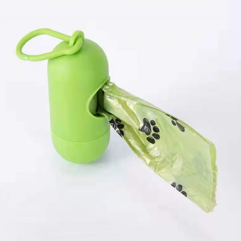 Biodegradable Pet Waste Bags Thickened Portable Printed Dog Poop Bags Eco-friendly Outdoor Pet Poop Pickup Bags with Organizer
