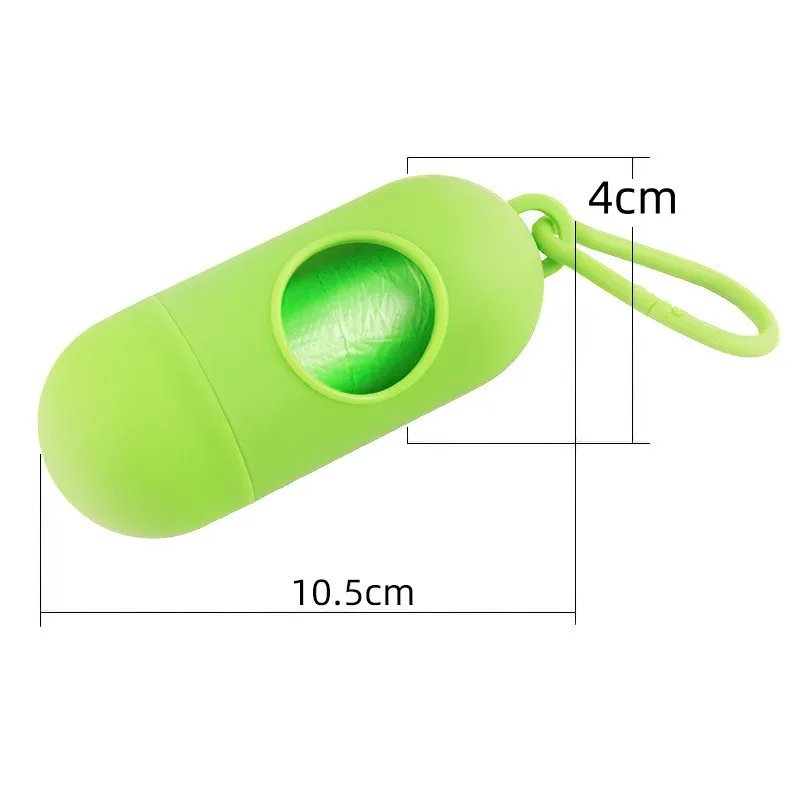 Biodegradable Pet Waste Bags Thickened Portable Printed Dog Poop Bags Eco-friendly Outdoor Pet Poop Pickup Bags with Organizer