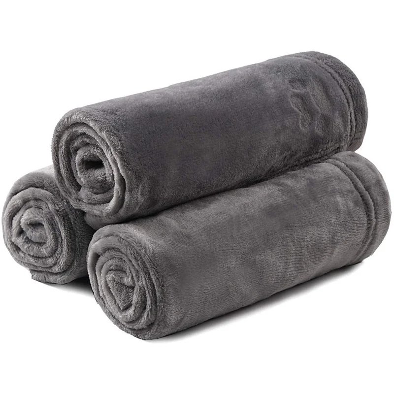 Benepaw Soft Fluffy Fleece Dog Blanket Flannel Throw Cute 3D Paw Design Eco-friendly Cozy Pet Bed Mat Puppy Cat Easy To Wash