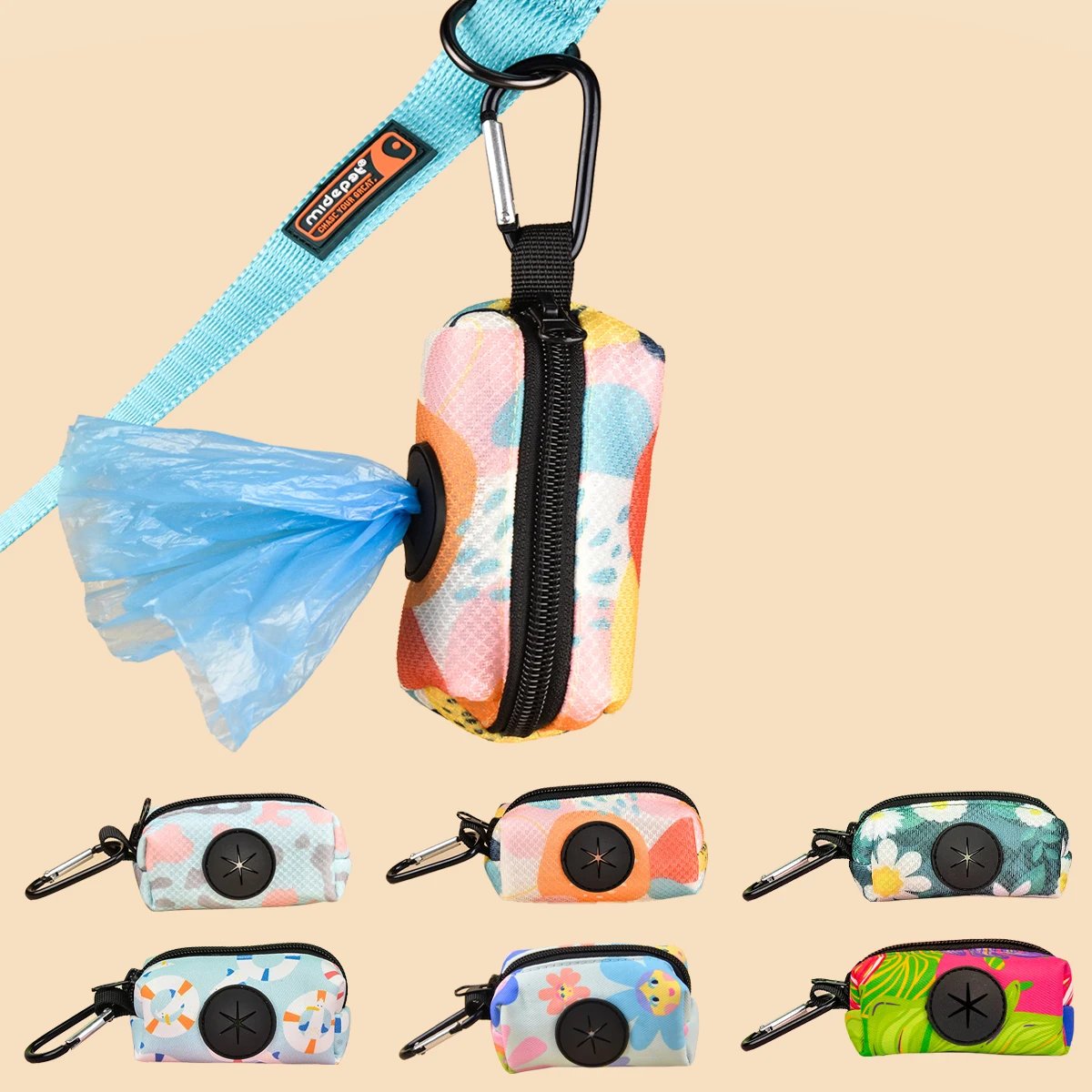 1pcs/2pcs Universal Eco-Friendly Pet poop Bags - Works with any dog ​​leash (no leash and waste bag)