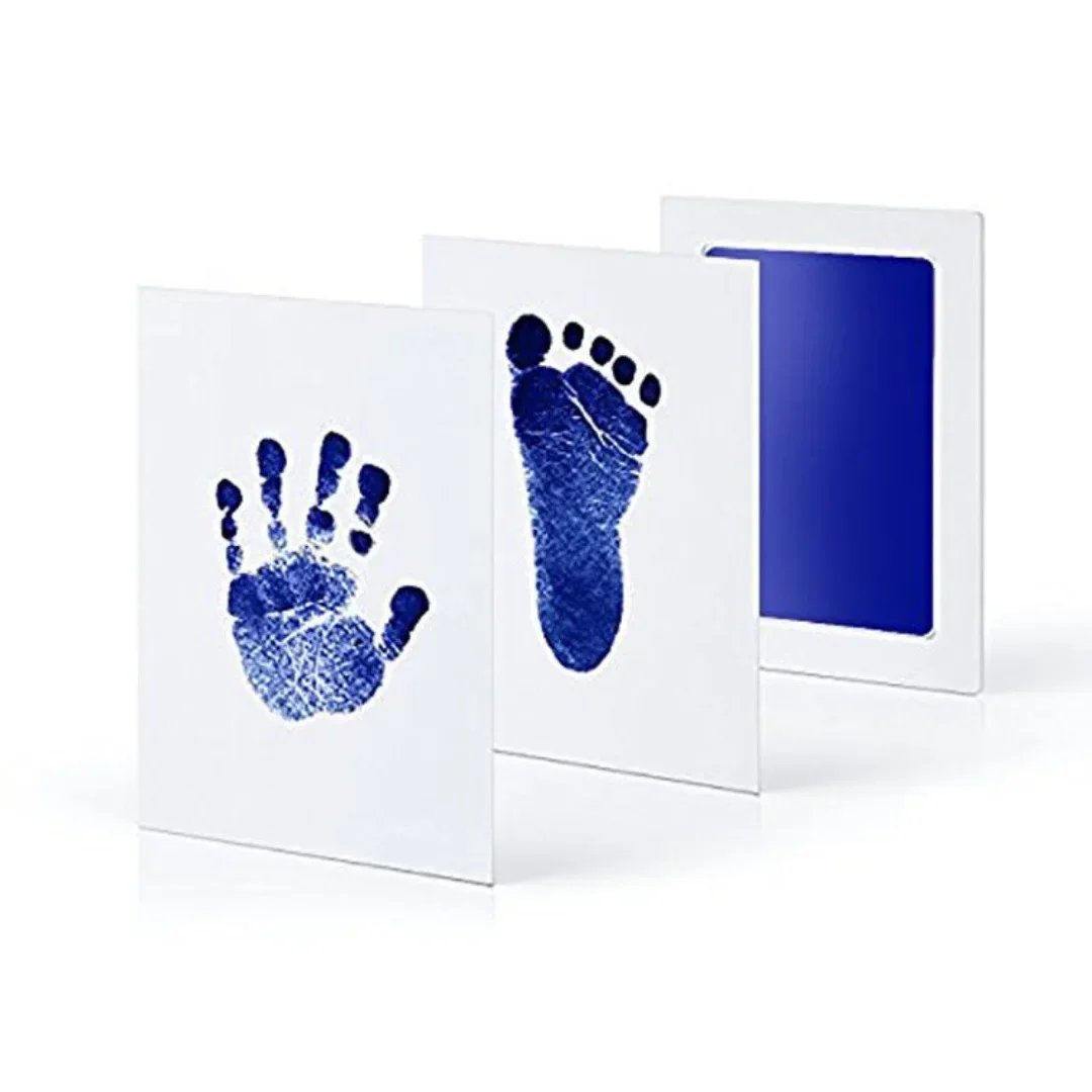 Safe Non-toxic Baby Footprints Handprint No Touch Skin Inkless Ink Pads Kits for 0-10 Months Newborn Pet Dog Footprint Souvenir Safe Non-toxic Baby Footprints Handprint No Touch Skin Inkless Ink Pads Kits for 0-10 Months Newborn Pet Dog Footprint Souvenir