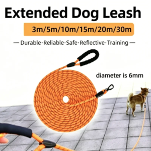 3M/5M/10M/15M/30M Soft Padded Reflective Dog Leash
