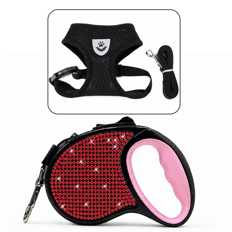 Automatic Retractable Dog Leash Anti Slip Handle Portable Pet Walking Traction Rope For Small Medium Dogs Daily Outdoor Walking