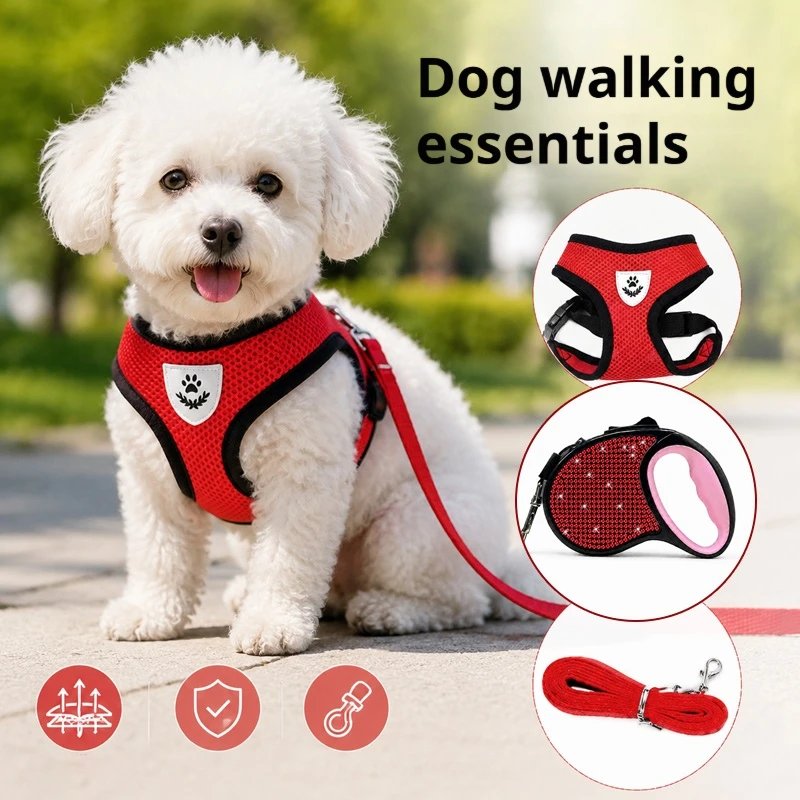 Automatic Retractable Dog Leash Anti Slip Handle Portable Pet Walking Traction Rope For Small Medium Dogs Daily Outdoor Walking