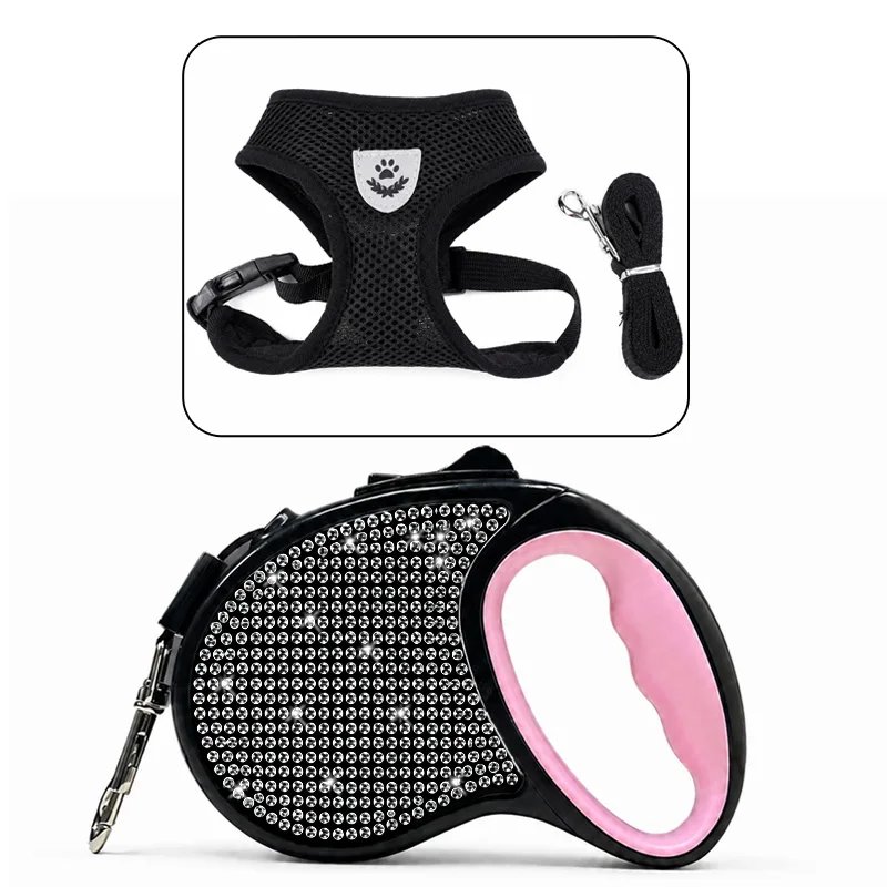 Automatic Retractable Dog Leash Anti Slip Handle Portable Pet Walking Traction Rope For Small Medium Dogs Daily Outdoor Walking