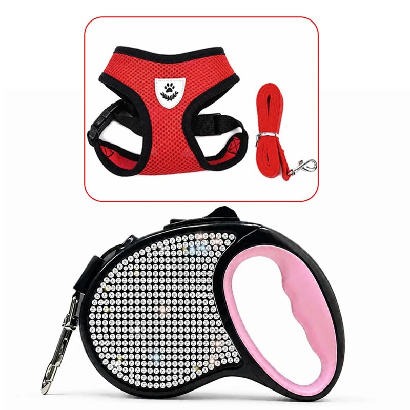 Automatic Retractable Dog Leash Anti Slip Handle Portable Pet Walking Traction Rope For Small Medium Dogs Daily Outdoor Walking