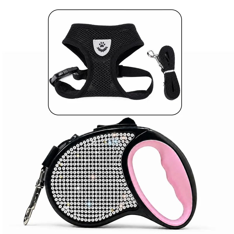 Automatic Retractable Dog Leash Anti Slip Handle Portable Pet Walking Traction Rope For Small Medium Dogs Daily Outdoor Walking