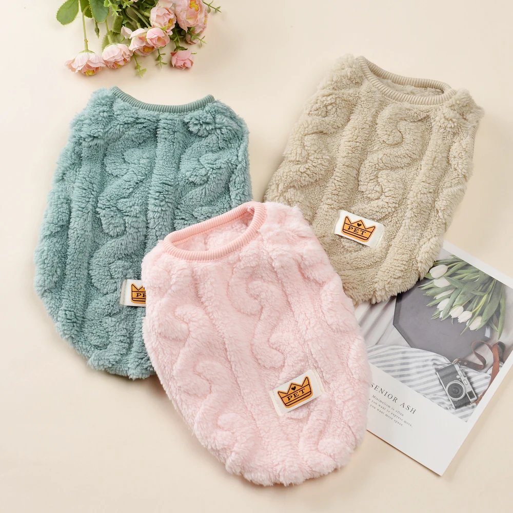 Pet Dog Clothes Autumn Winter Warm Cozy Fleece Puppy Sweater for Small Medium Dogs Cats Pug French Bulldog Chihuahua Clothing Pet Dog Clothes Autumn Winter Warm Cozy Fleece Puppy Sweater for Small Medium Dogs Cats Pug French Bulldog Chihuahua Clothing