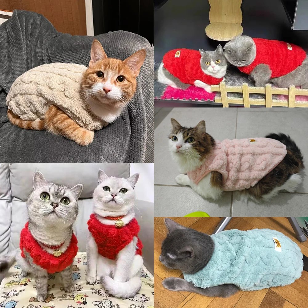 Pet Dog Clothes Autumn Winter Warm Cozy Fleece Puppy Sweater for Small Medium Dogs Cats Pug French Bulldog Chihuahua Clothing Pet Dog Clothes Autumn Winter Warm Cozy Fleece Puppy Sweater for Small Medium Dogs Cats Pug French Bulldog Chihuahua Clothing