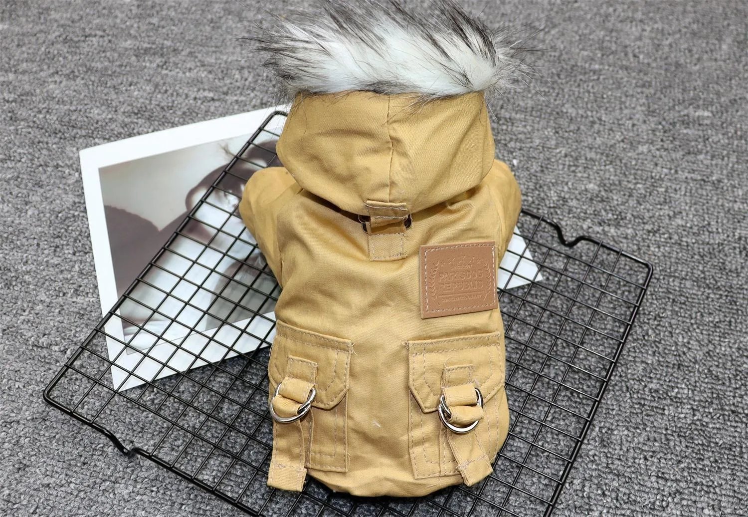 Dog Pet Winter Thickened Hiking Coat With Hooded Coat Soft And Comfortable Dog Coat Jacket Outdoor Sports Pet Clothing Dog Pet Winter Thickened Hiking Coat With Hooded Coat Soft And Comfortable Dog Coat Jacket Outdoor Sports Pet Clothing