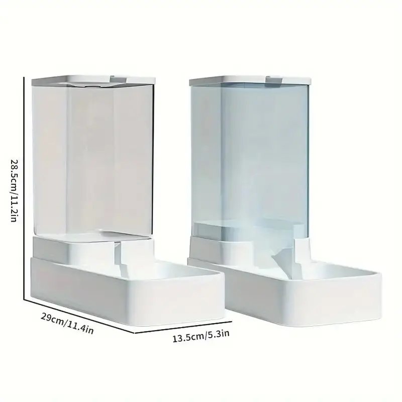 1pc/2pcs Automatic Dog Feeder/Water Dispenser, Plastic Gravity Dog Food And Water Dispenser Set 1pc/2pcs Automatic Dog Feeder/Water Dispenser, Plastic Gravity Dog Food And Water Dispenser Set