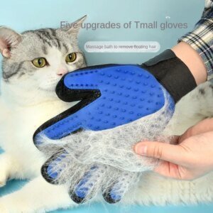 Silicone Pet Grooming Gloves for Cats and Dogs