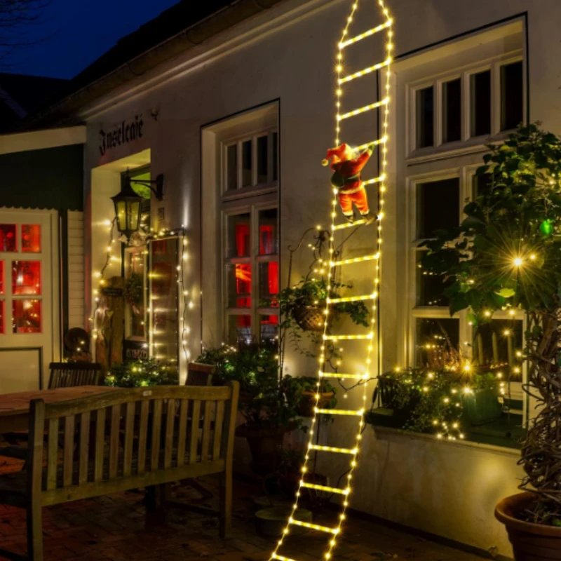 1.5/3M Christmas Decoration LED Santa Claus Climbing Ladder Light USB Plug 8 Flashing Modes Suitable Home Xmas Tree Wall Window 1.5/3M Christmas Decoration LED Santa Claus Climbing Ladder Light USB Plug 8 Flashing Modes Suitable Home Xmas Tree Wall Window