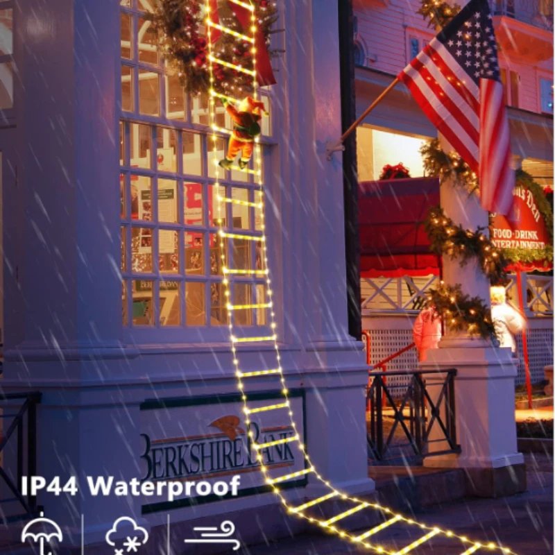 1.5/3M Christmas Decoration LED Santa Claus Climbing Ladder Light USB Plug 8 Flashing Modes Suitable Home Xmas Tree Wall Window 1.5/3M Christmas Decoration LED Santa Claus Climbing Ladder Light USB Plug 8 Flashing Modes Suitable Home Xmas Tree Wall Window